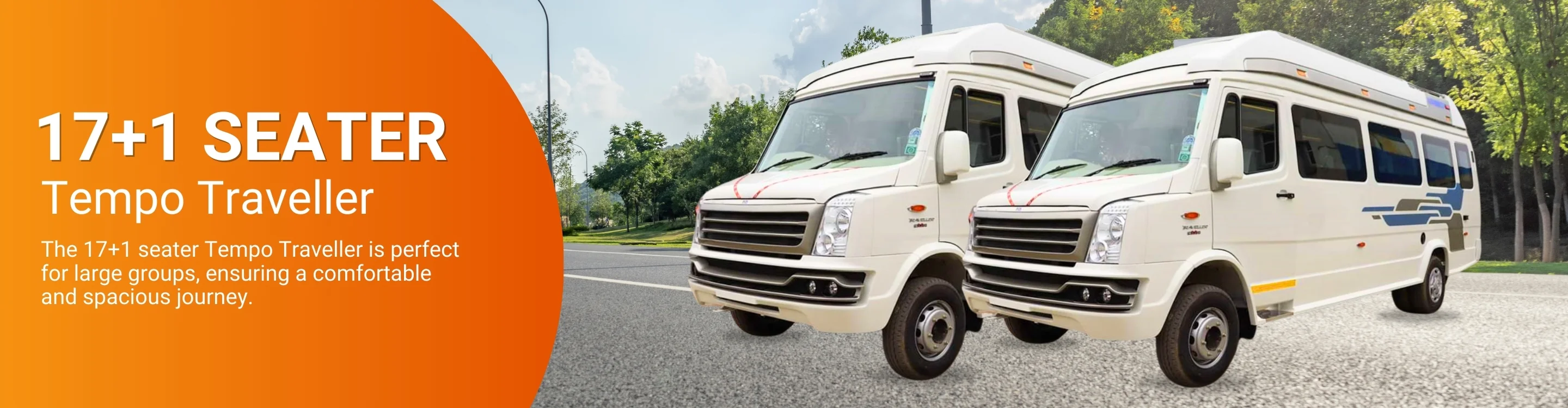 17+1 Seater Tempo Traveller
